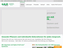 Tablet Screenshot of gkr-hydrokulturen.de